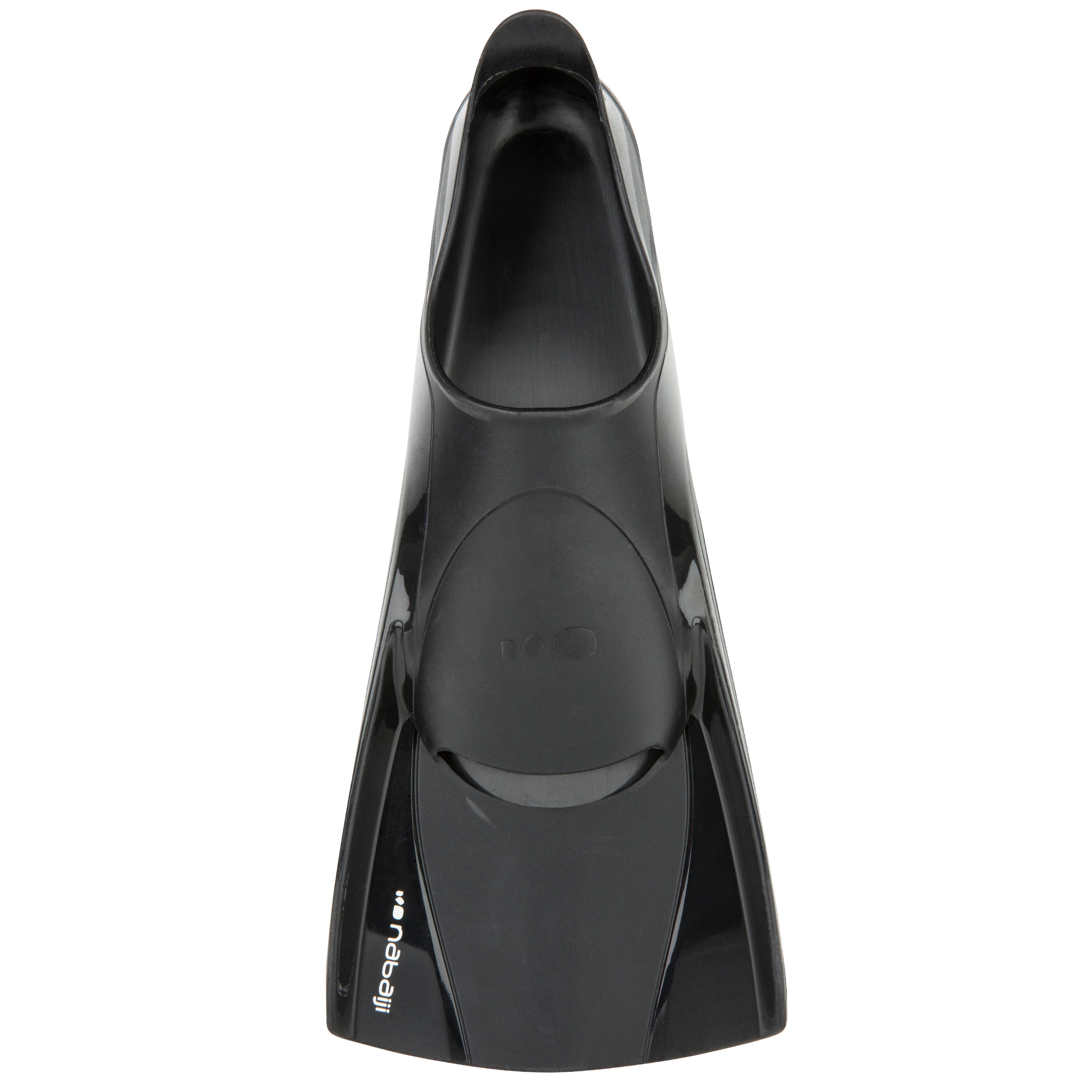Short Swim Fins Silifin 500 Black Black‎ Nabaiji Decathlon