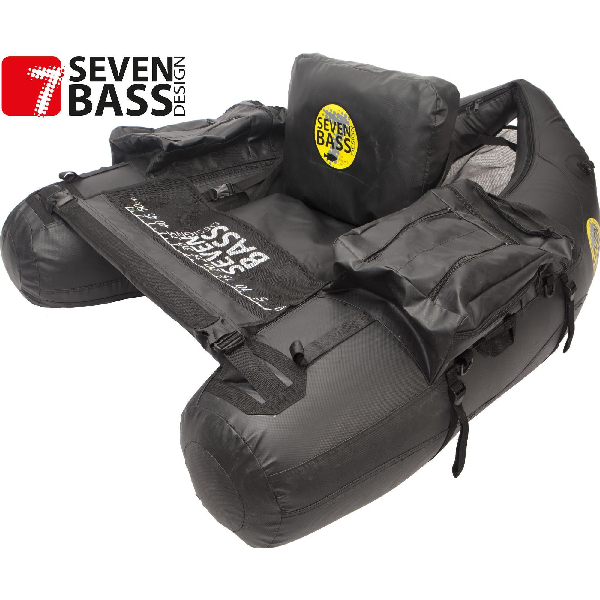 FLOAT TUBE PÊCHE AUX LEURRES PVC GATOR Seven bass Decathlon