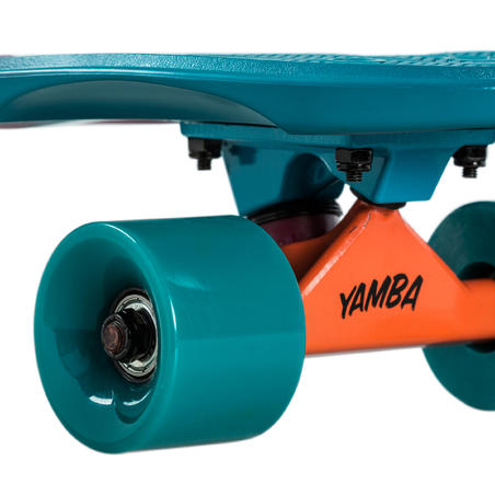 Big Yamba Cruiser Skateboard - Blue/Coral Gradient
