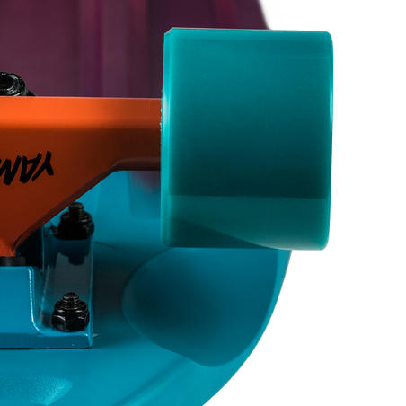 Patineta Cruiser Skateboard BIG YAMBA gradiant Coral Azul  