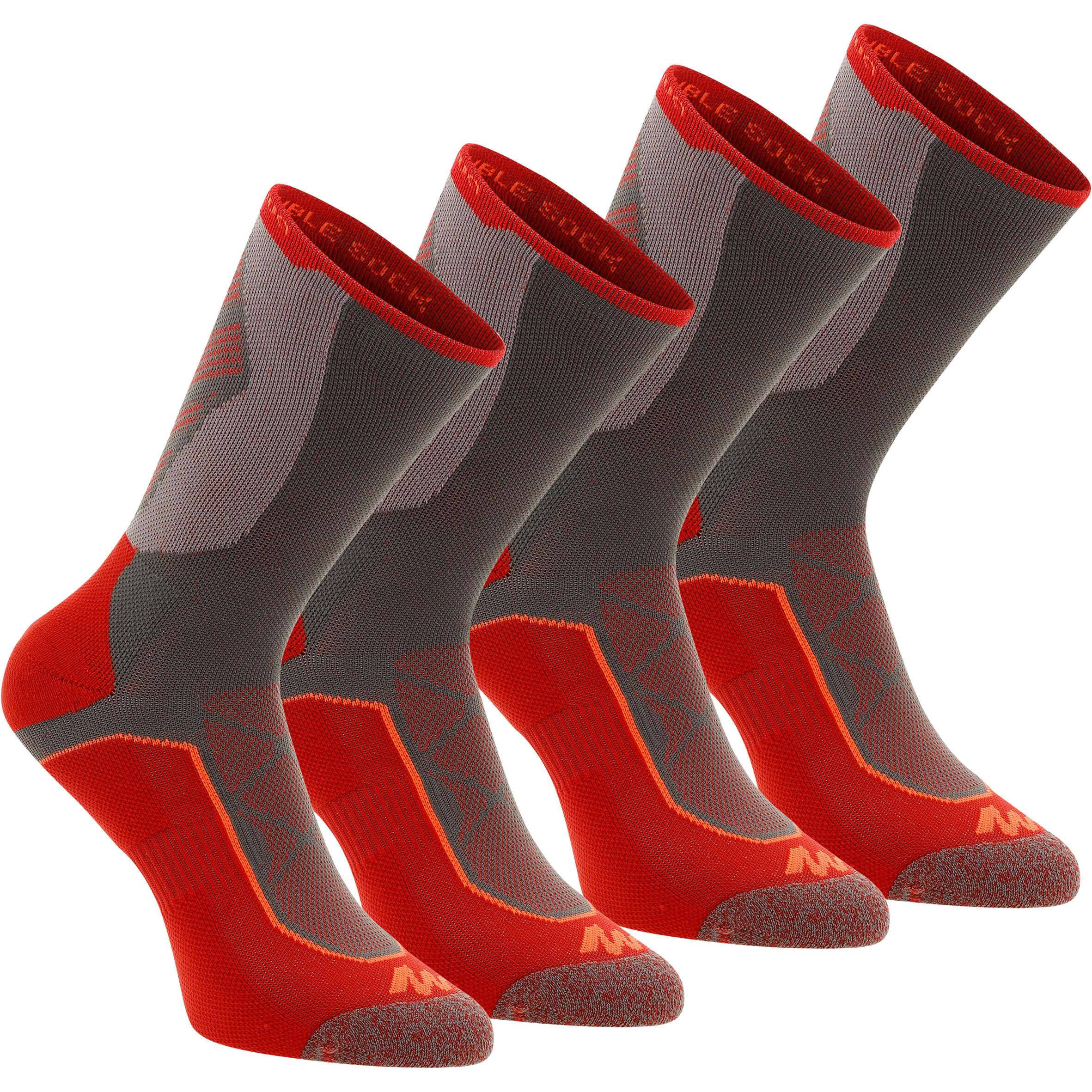 Chaussettes de randonn e montagne tiges high. 2 paires MH 520