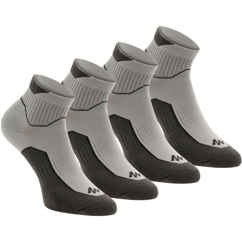 Chaussettes randonnée nature NH500 Mid gris X 2 paires