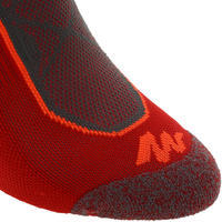 Chaussettes de randonnée montagne tiges high. 2 paires MH 520 rouge