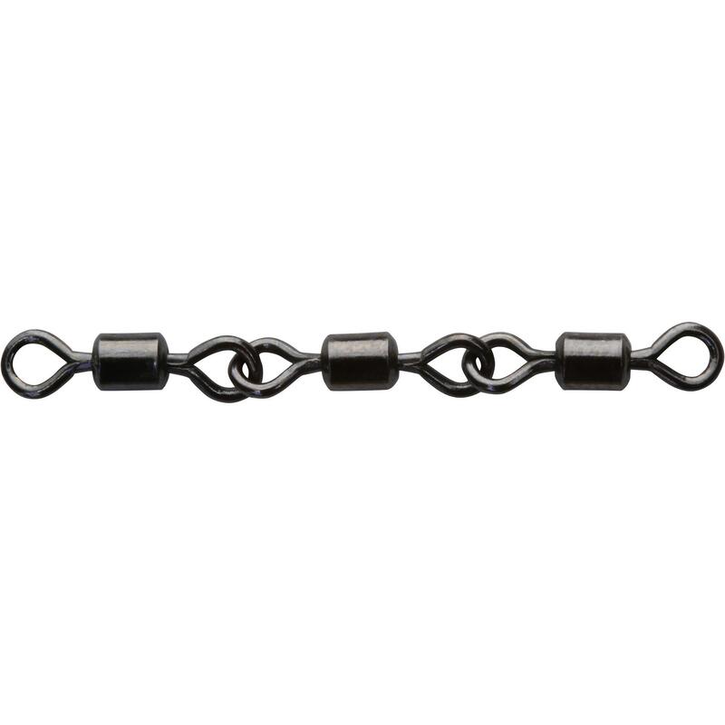 Obratlík Treble Rolling Black Nickel 10 ks