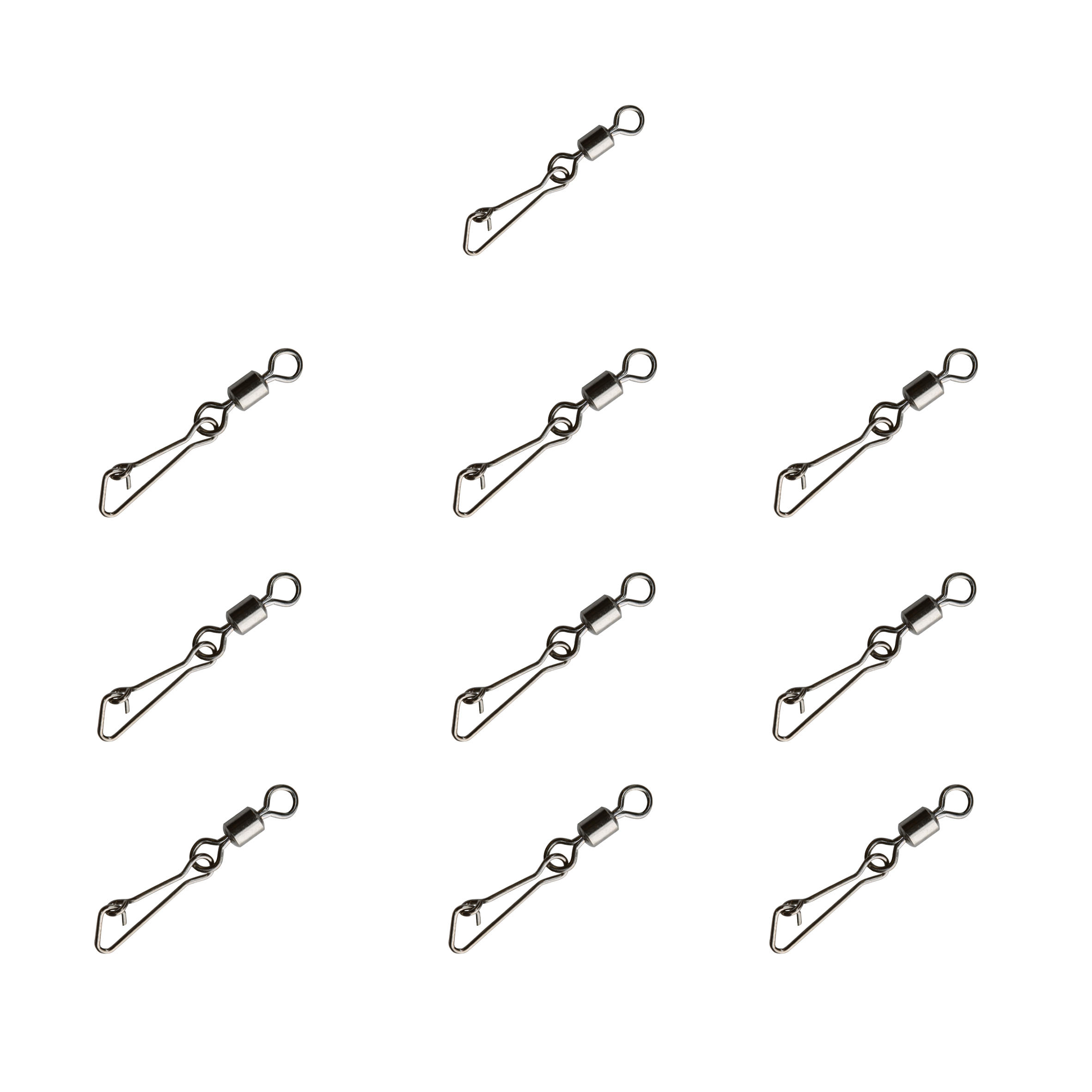 STAINLESS STEEL QUICK SNAP FISHING CLIP X10 CAPERLAN