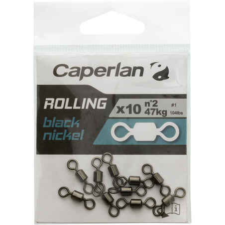 ROLLING SWIVEL BLACK NICKEL X10