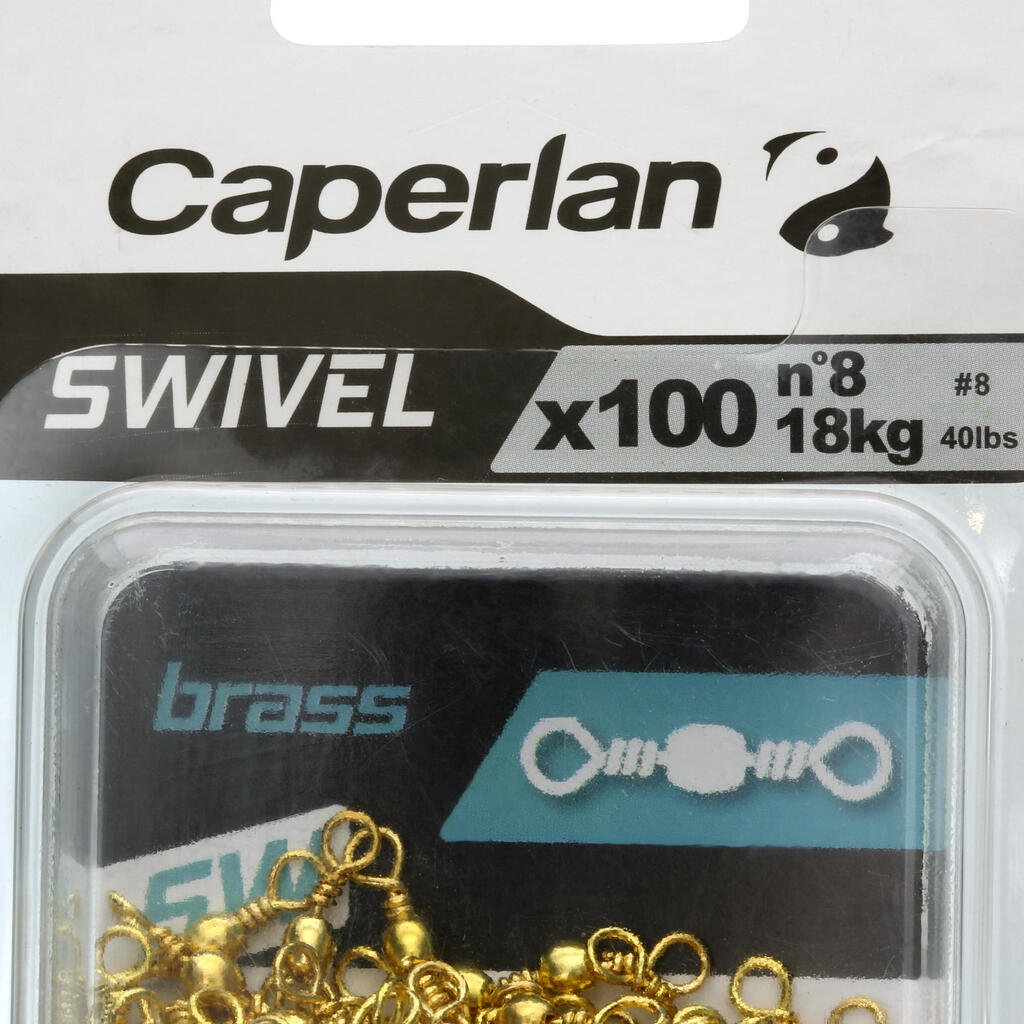 Fishing Swivel Brass SW x100