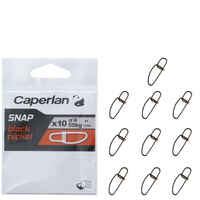 FISHING SNAP SNAP BLACK NICKEL X10