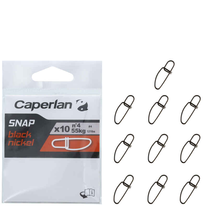 Karabiner Snap Black Nickel 10 Stück Medien 1