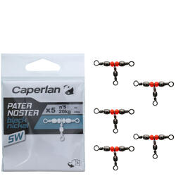 BLACK NICKEL SW x5 paternoster swivel fishing