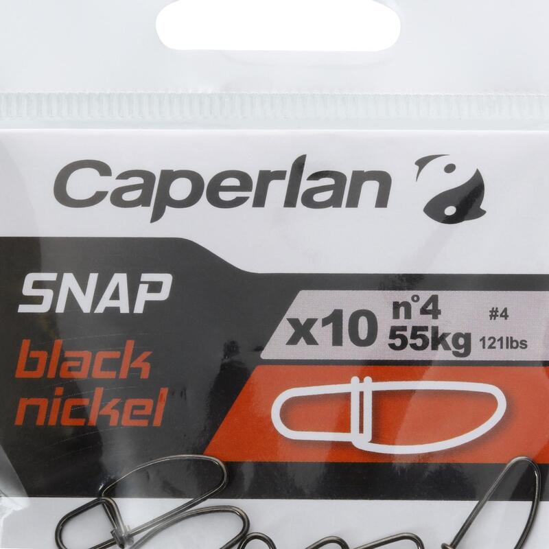 Agrafki EASY SNAP BLACK NICKEL X10