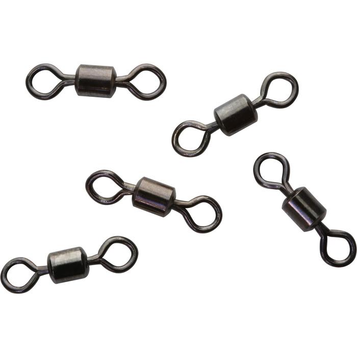 ÉMERILLON PÊCHE ROLLING BLACK NICKEL X100 Caperlan Decathlon