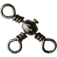 PATERNOSTER BLACK NICKEL FISHING SWIVEL X10