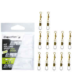 ROLLING SNAP STAINLESS STEEL SWIVEL KIT