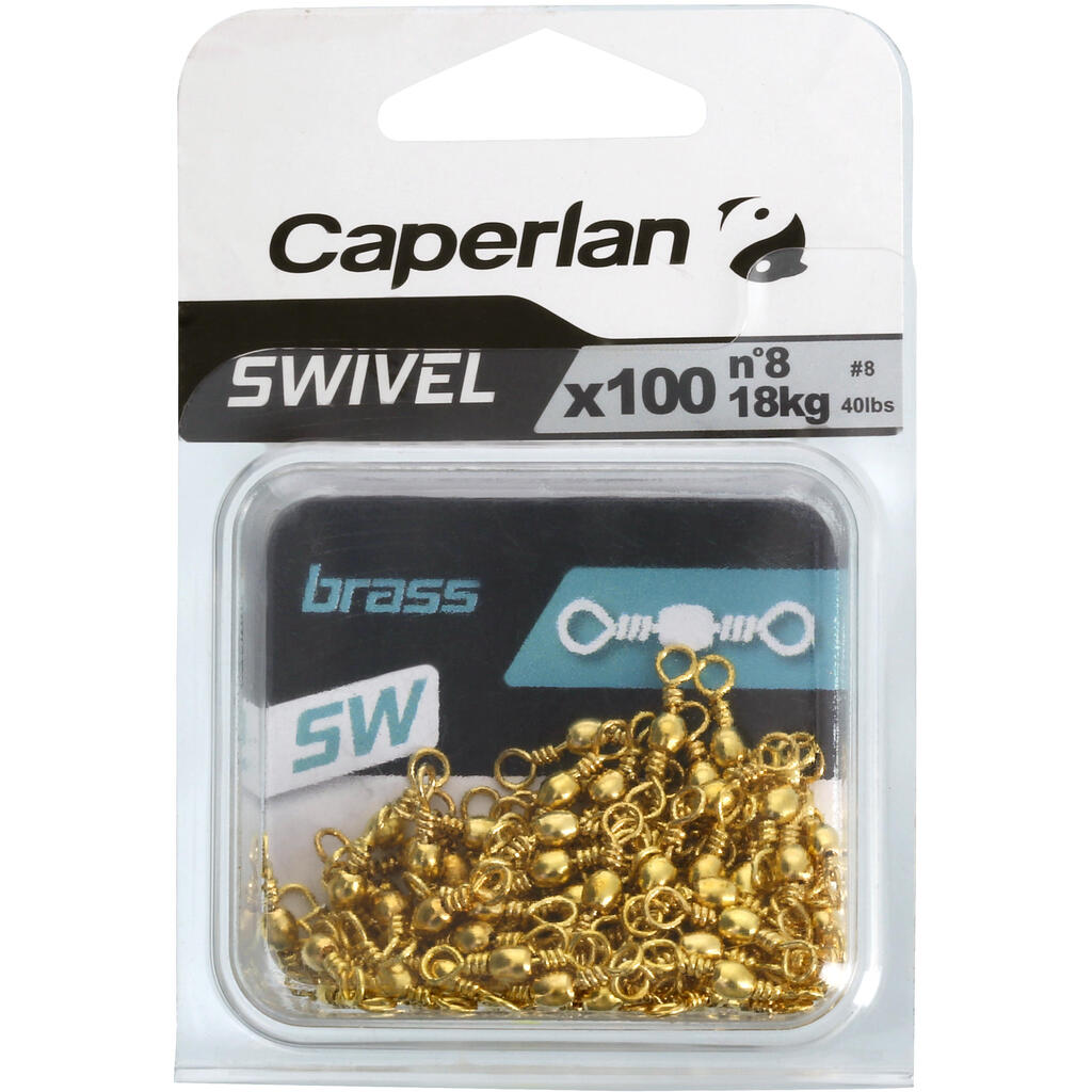 Fishing Swivel Brass SW x100