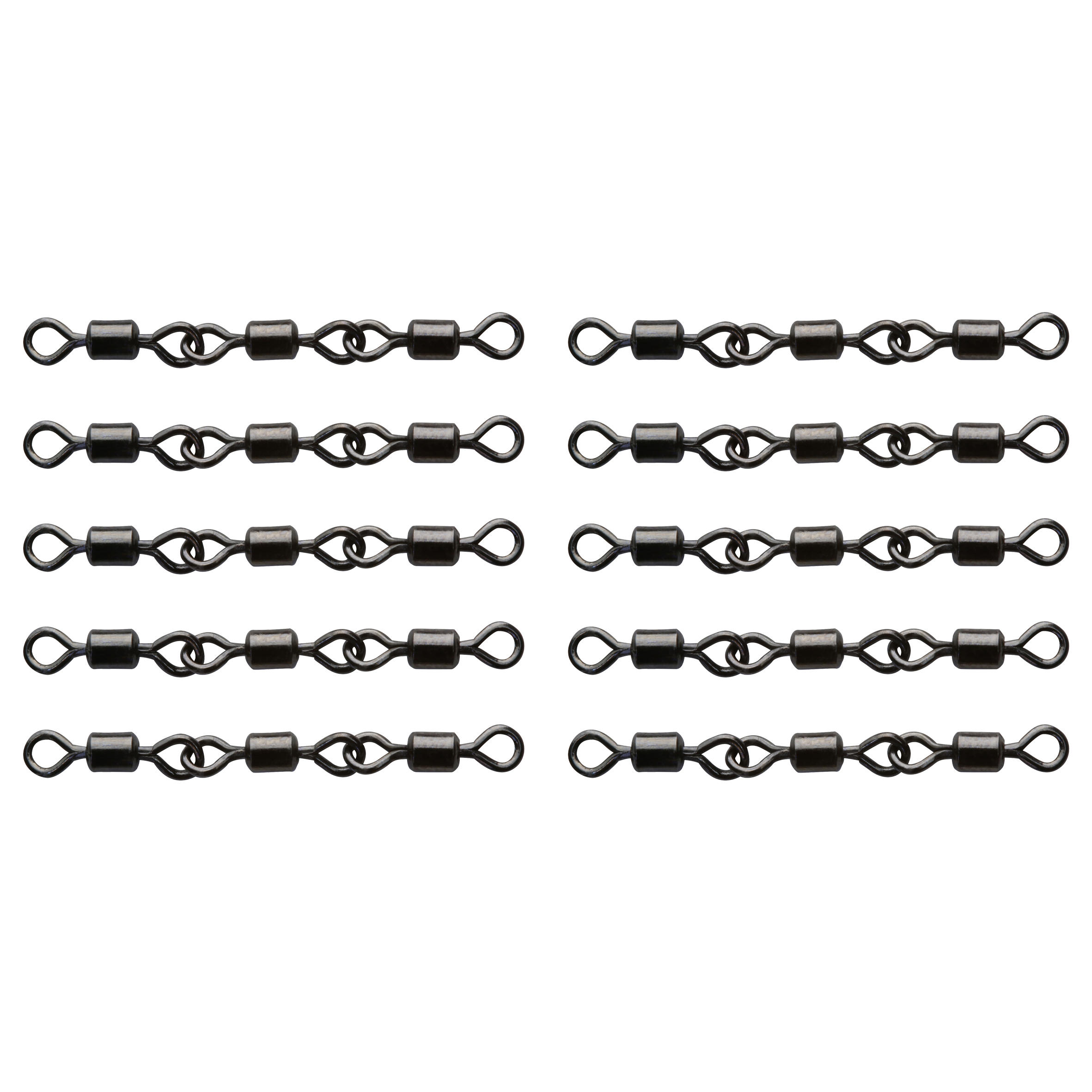 Emerillón Triple Pesca Treble Rolling Black Nickel X10 5/6