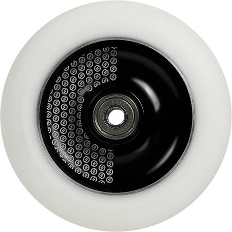110mm Black Alu White PU Stunt Scooter Wheel