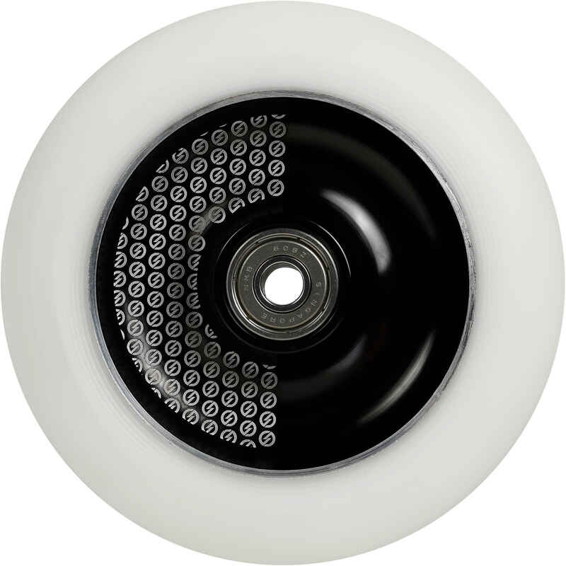 Freestyle Scooter Aluminium Wheel 110 mm - White/Black
