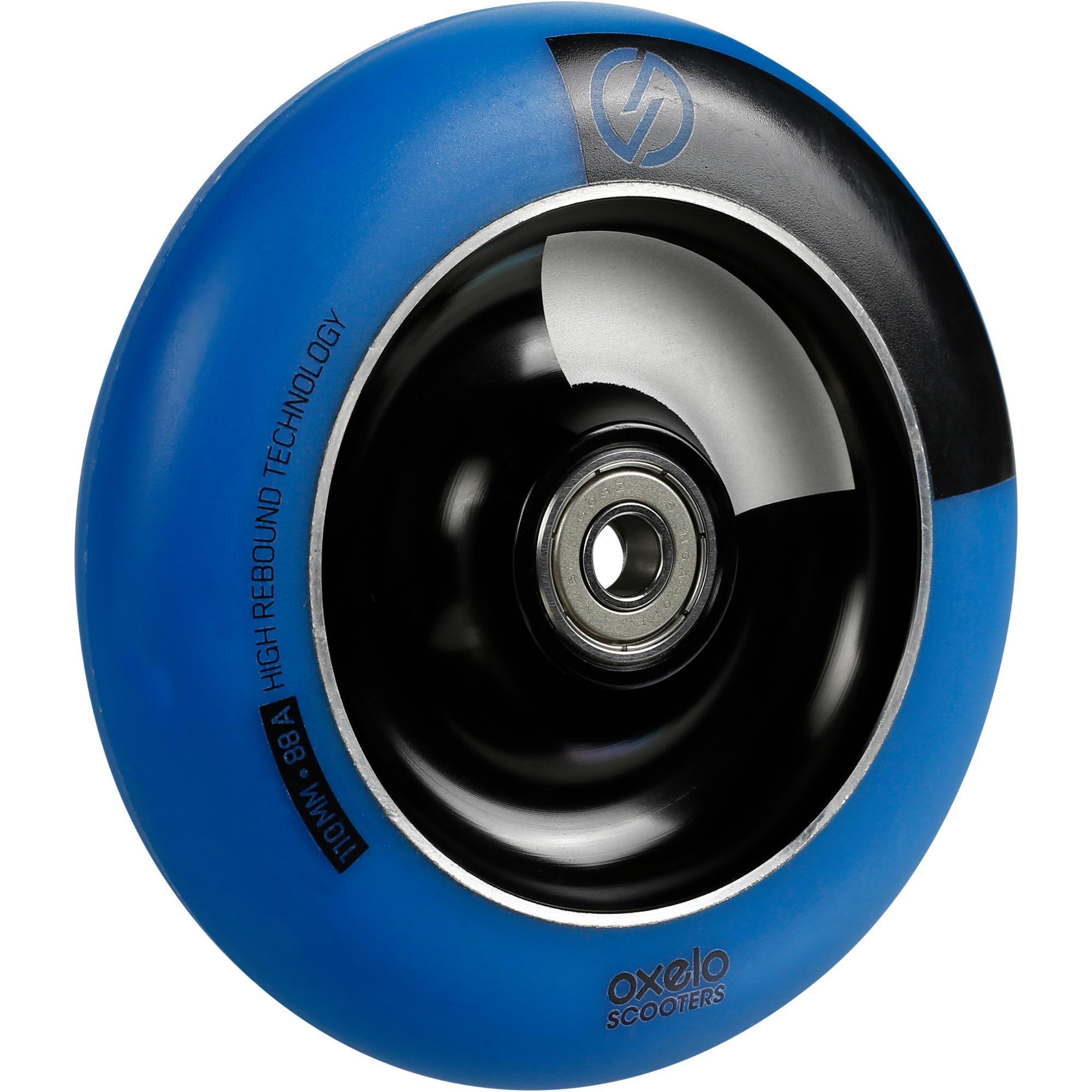  ROUE  TROTTINETTE  FREESTYLE 110MM BLEUE oxelo 