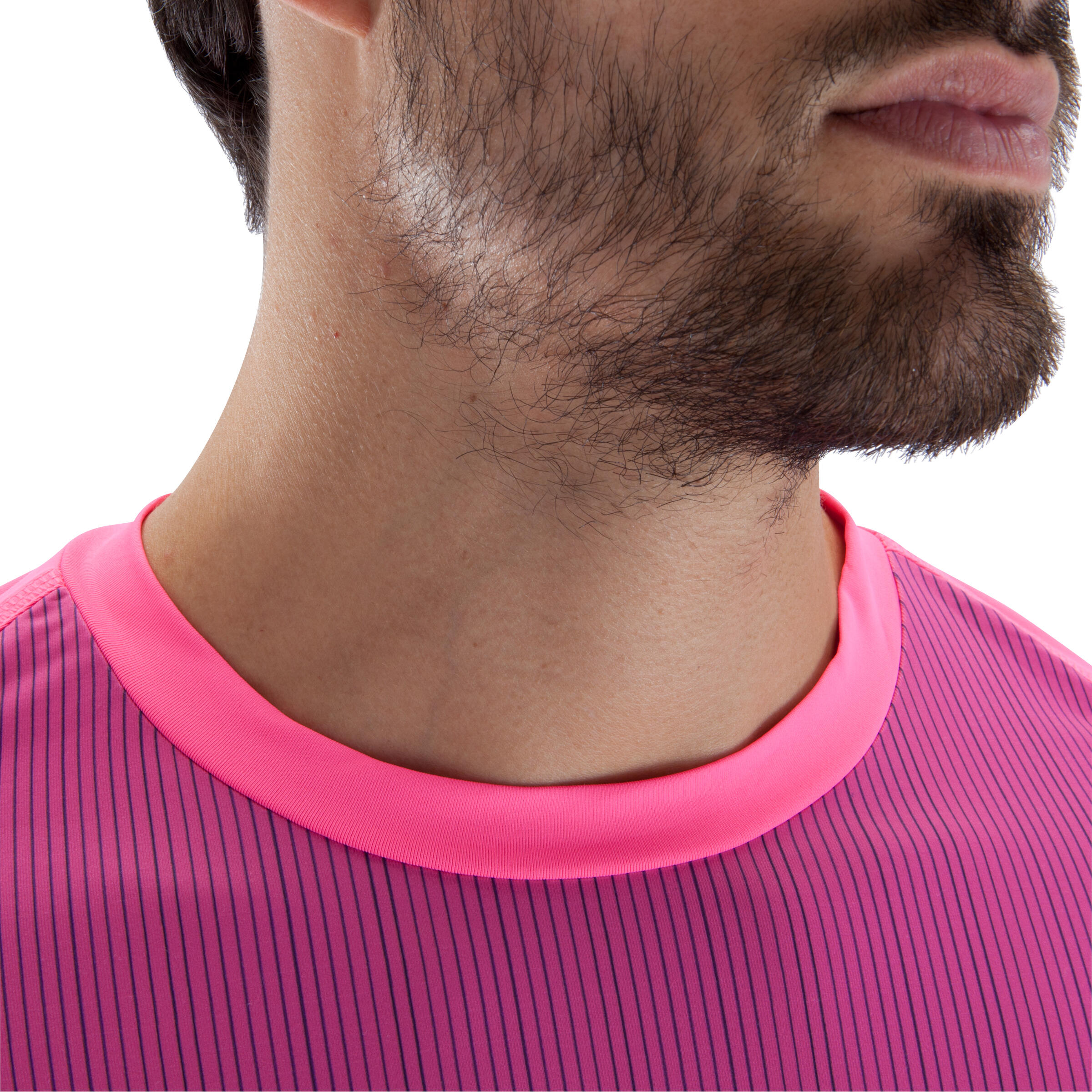 Keepdry 100 Adult Breathable Short Sleeve Base Layer - Pink Navy Blue 6/12