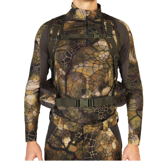 JAGDRUCKSACK XACCESS 20 L XTRALIGHT CAMOUFLAGE FURTIV SOLOGNAC