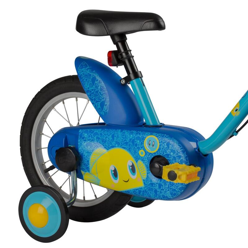 Bicicleta de niños 14 pulgadas Btwin 500 Ocean azul 3-4,5 años