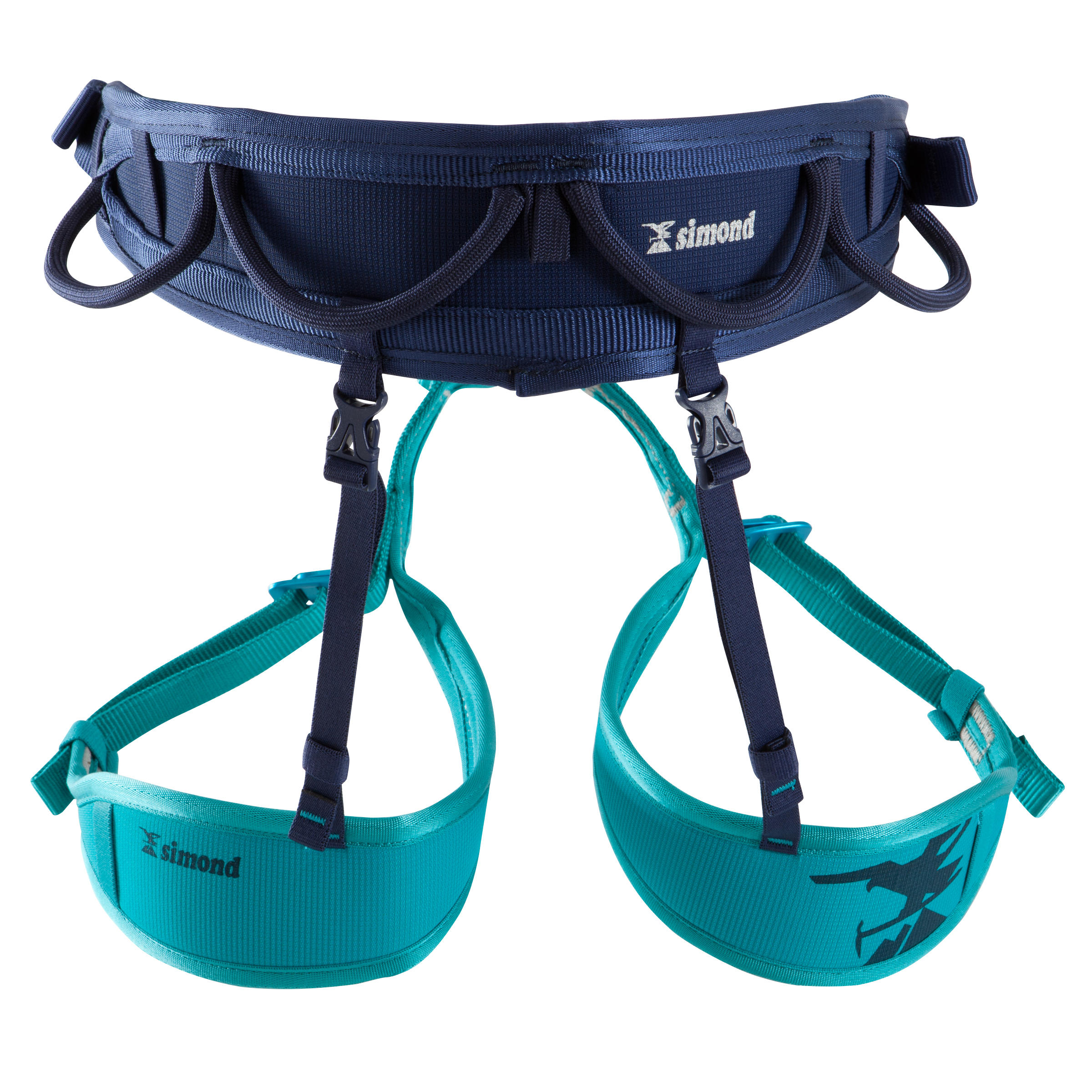 ROCK CLIMBING AND MOUNTAINEERING HARNESS - ROCK BLUE 3/9