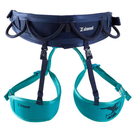 ROCK CLIMBING AND MOUNTAINEERING HARNESS - ROCK BLUE