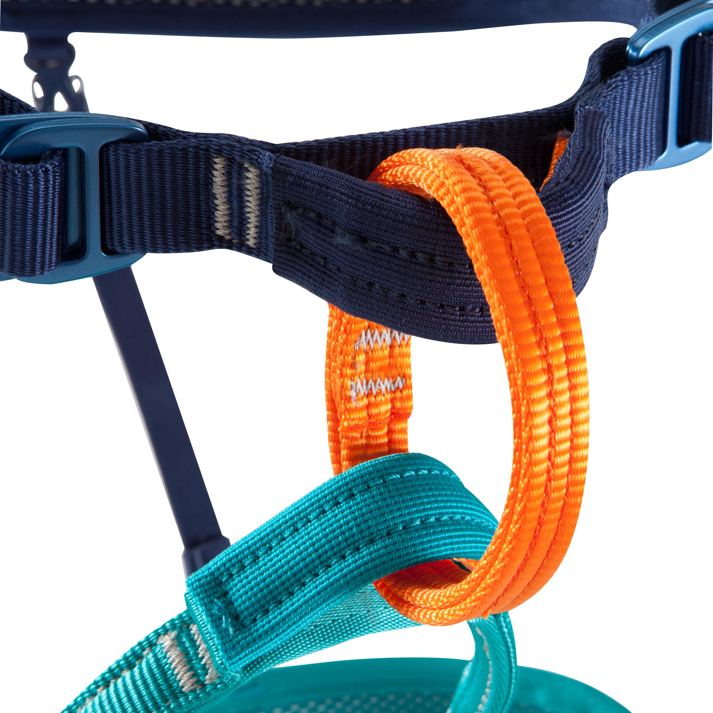 ROCK CLIMBING AND MOUNTAINEERING HARNESS - ROCK BLUE 4/9