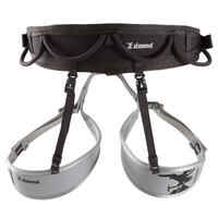 CLIMBING AND MOUNTAINEERING HARNESS - ROCK BLACK GREY