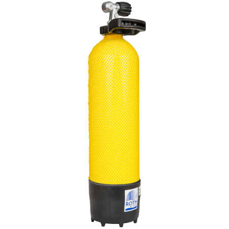 Tlaková fľaša na potápanie 6 litrov 230 bar žltá