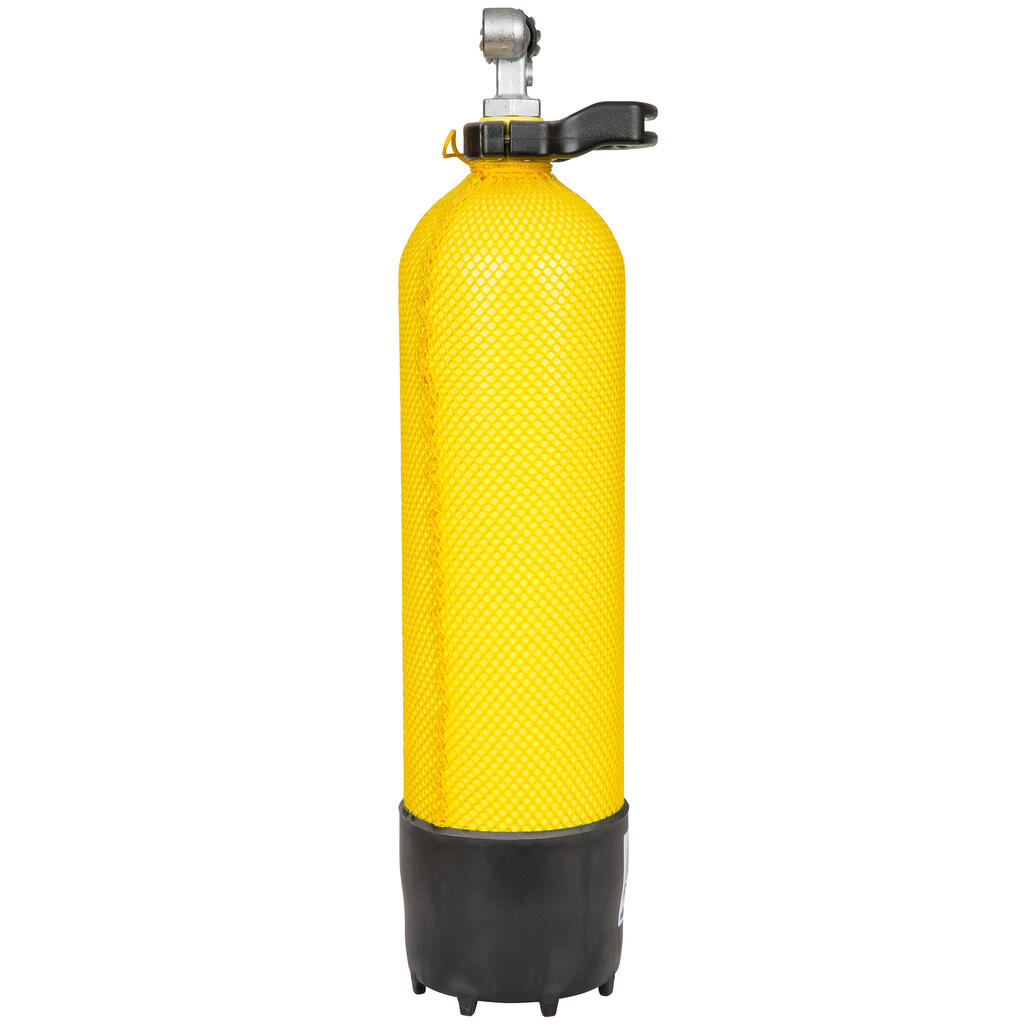 Tlaková fľaša na potápanie 6 litrov 230 bar žltá