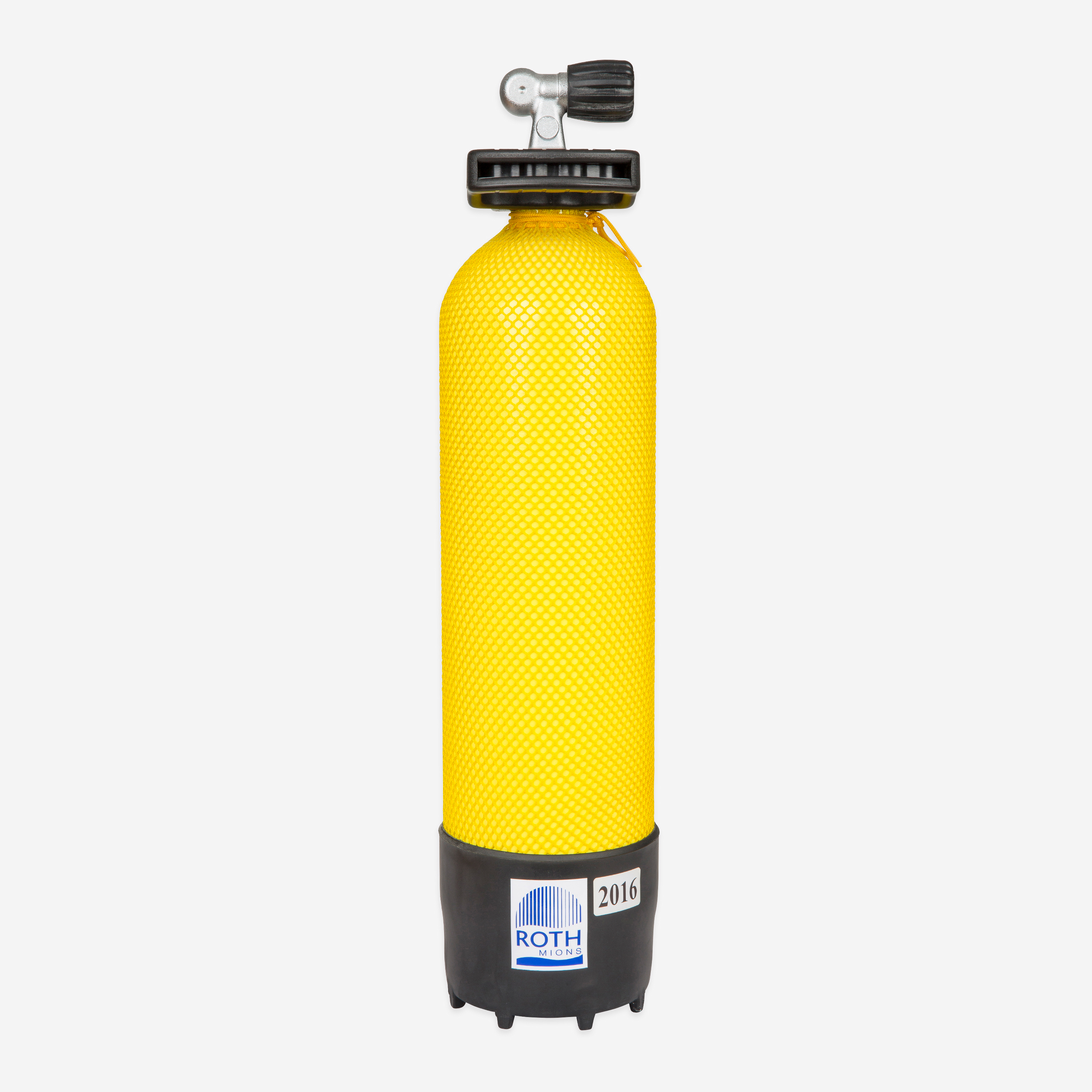 Bouteille de plongée sous-marine 6 litres 230 bars jaune - Plongée - ROTH- Clubs - Entreprises - Collectivités - Associations