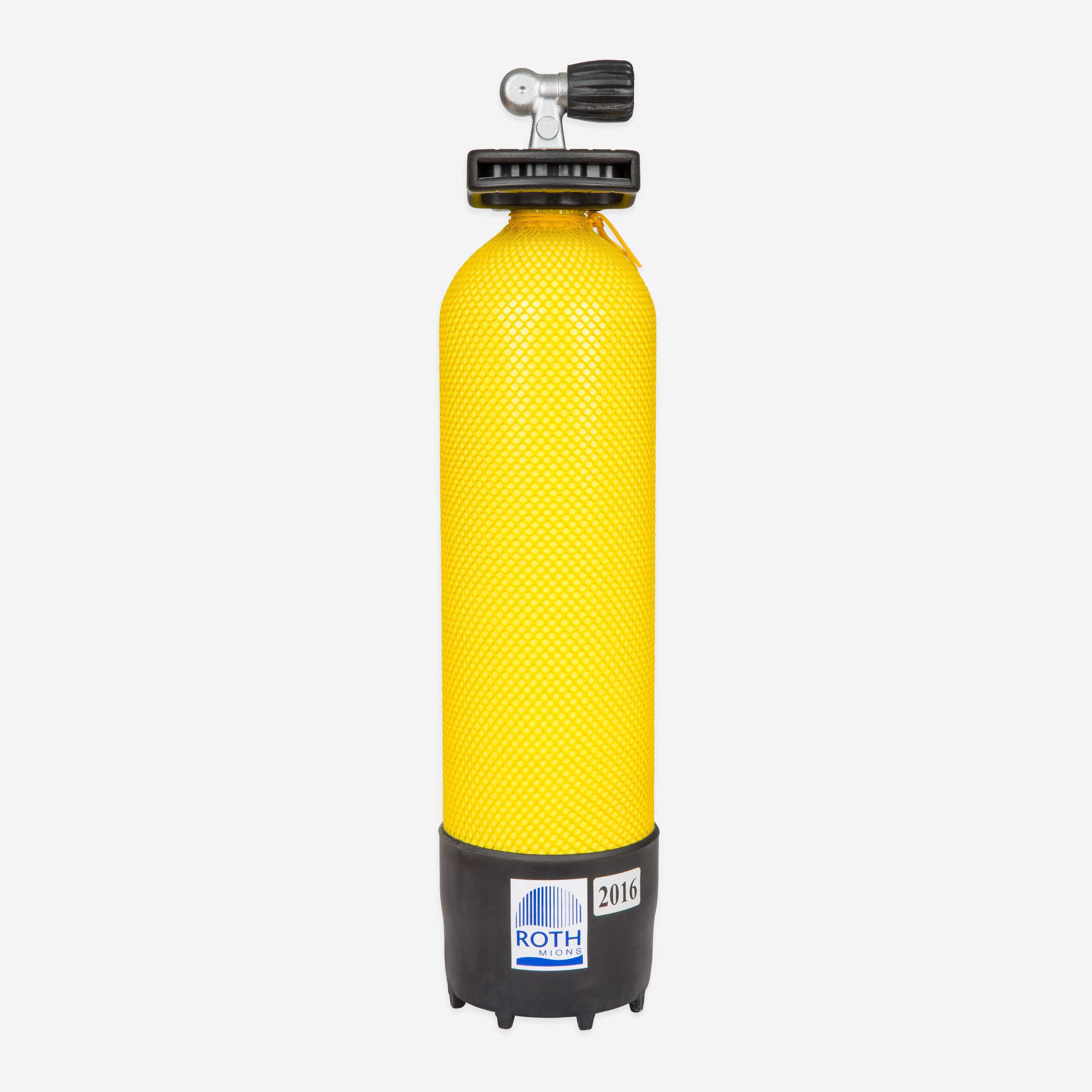 Duikfles voor diepzeeduiken 6 liter 230 bar geel 1/6