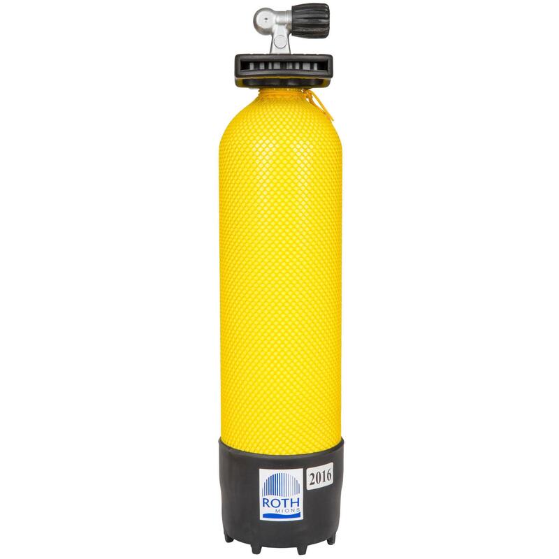 Tauchflasche 6 Liter 230 bar gelb