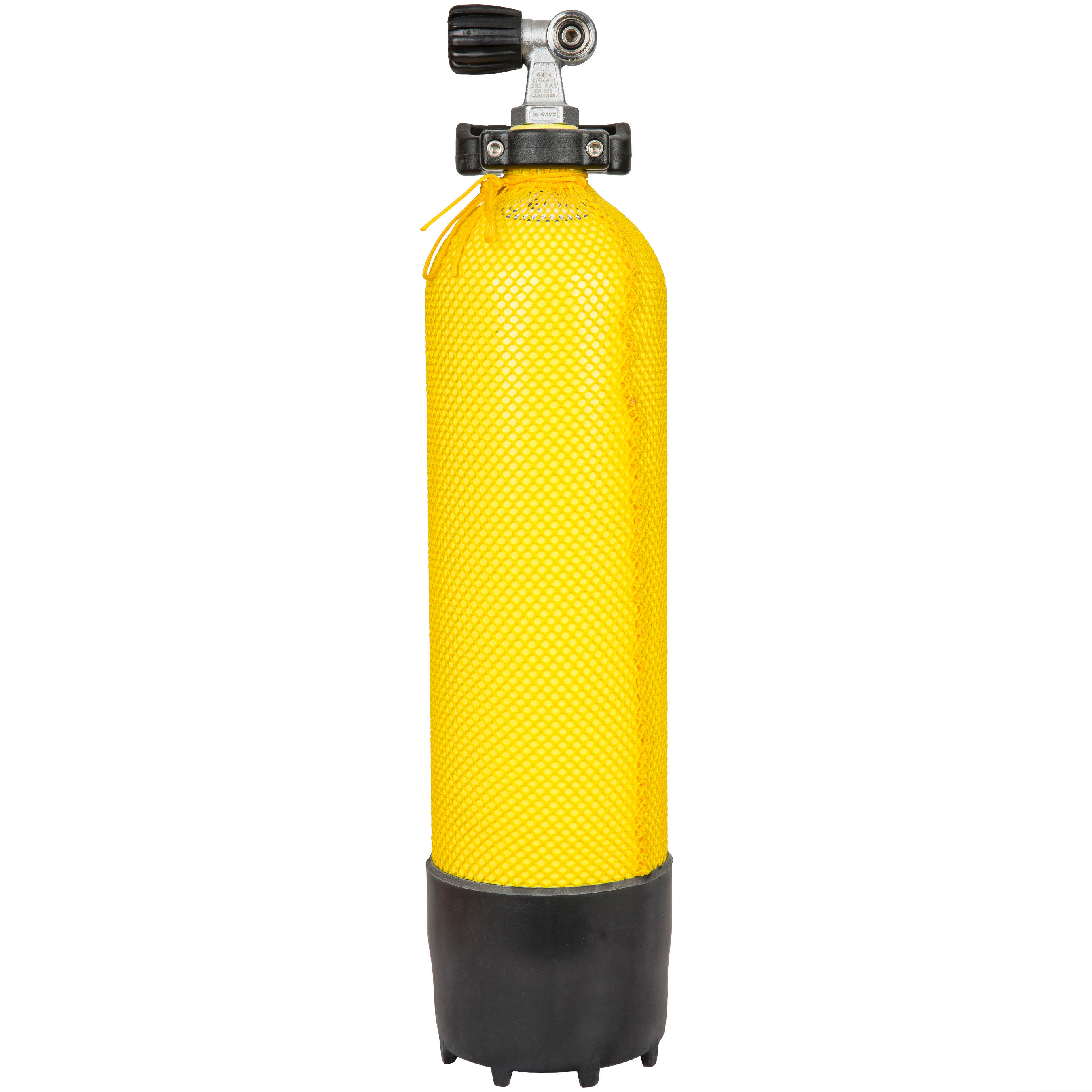 Duikfles voor diepzeeduiken 6 liter 230 bar geel 3/6