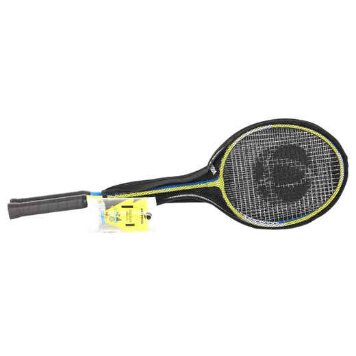 
      Adult Badminton Rackets Starter Set - Yellow/Blue
  