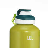 Trinkflasche 500 Schnellverschluss 1 Liter grün