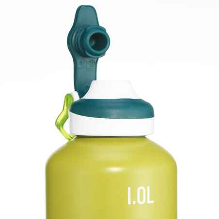 Trinkflasche 500 Schnellverschluss 1 Liter grün