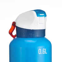 0.6L Quick-Opening Aluminium Bottle - Blue