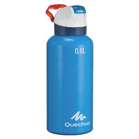 900 0.6L Quick-Opening Aluminium Hiking Bottle - Blue