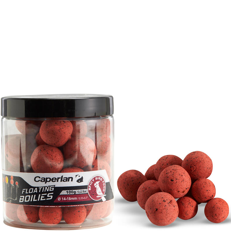 Plovoucí boilies na lov kaprů Spicy 14 mm a 18 mm 100 g