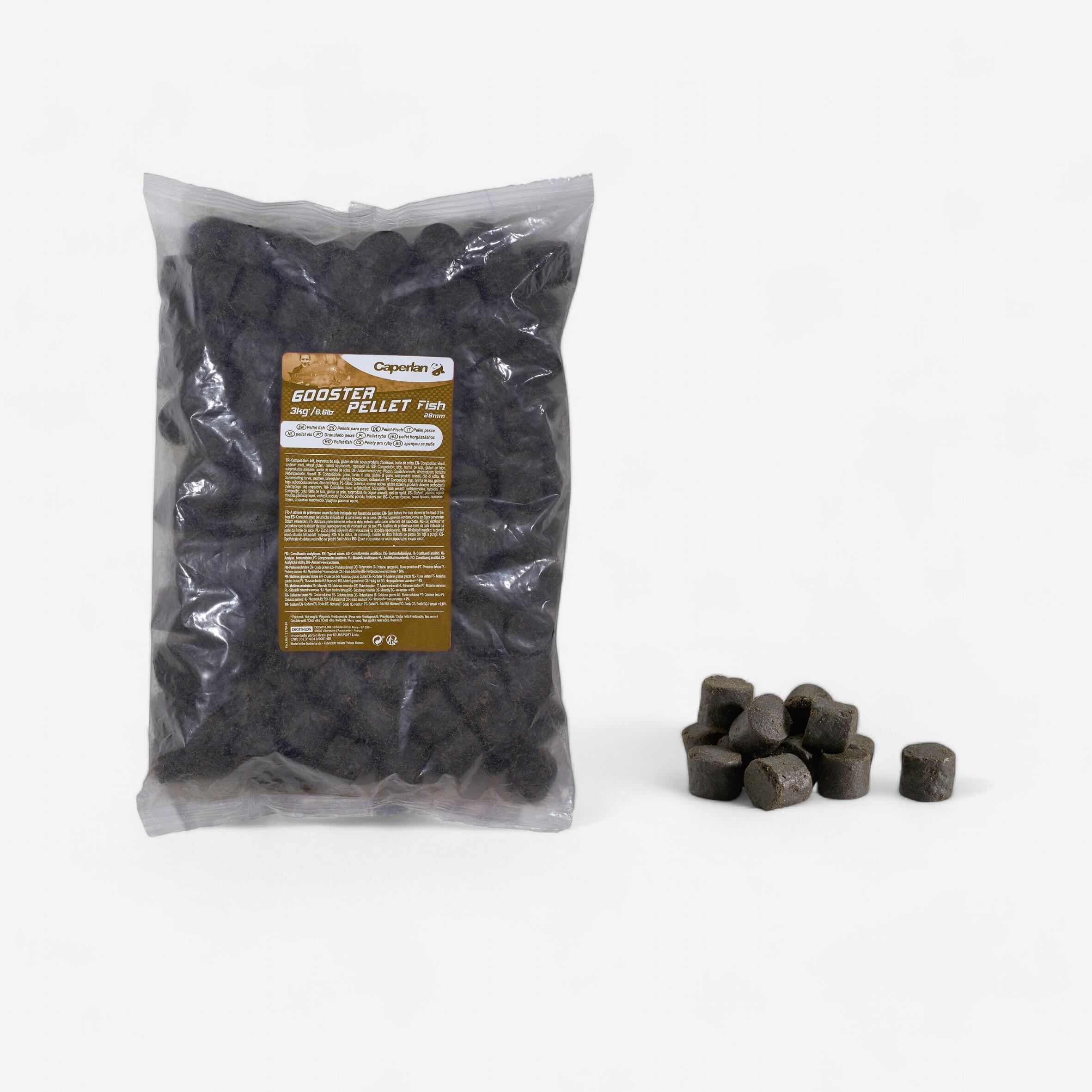 Gooster Fish Catfish and Carp Fishing Pellets 28mm 3kg 1/7