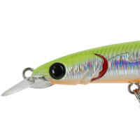 Saxton Slim 125 Sea Fishing Plug Bait Holo Lemon