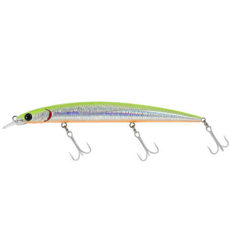 Pez Nadador Saxton Slim 125 Holo Lemon Pesca en el Mar