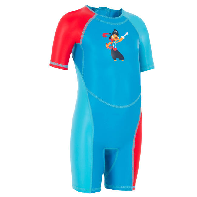 Baby Boy Swimming Costume to keep warm Blue Red