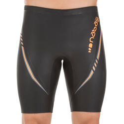 JAMMER DE NATATION HOMME - NÉOPRENE 4mm - NOIR / ORANGE