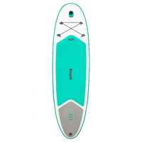Beginner Inflatable Touring Stand-Up Paddle Board 8'9" - Green