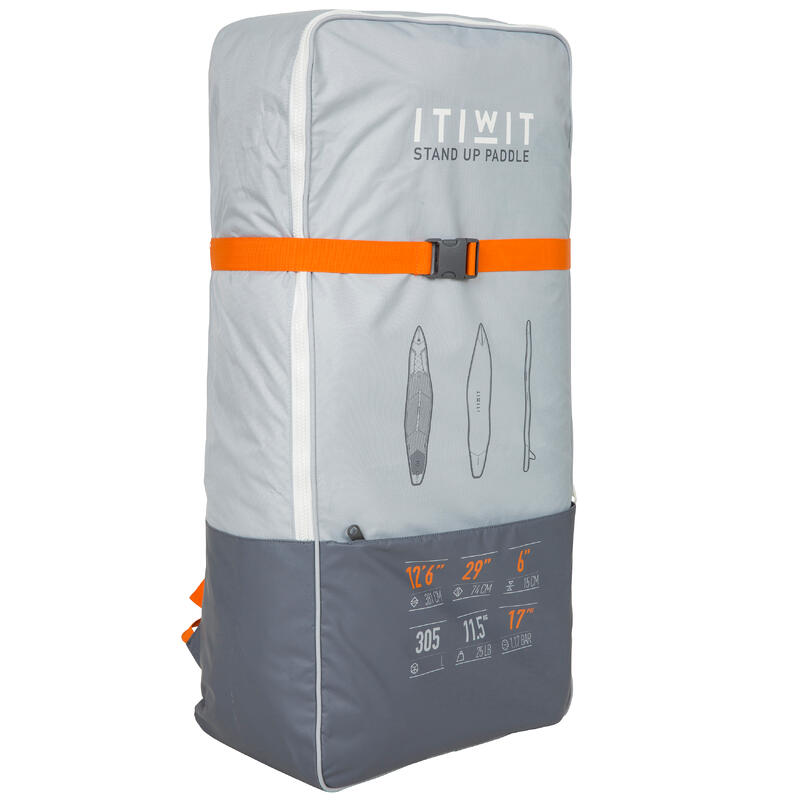 Rucksack Boardbag für Stand Up Paddle Touring 12'6 29"