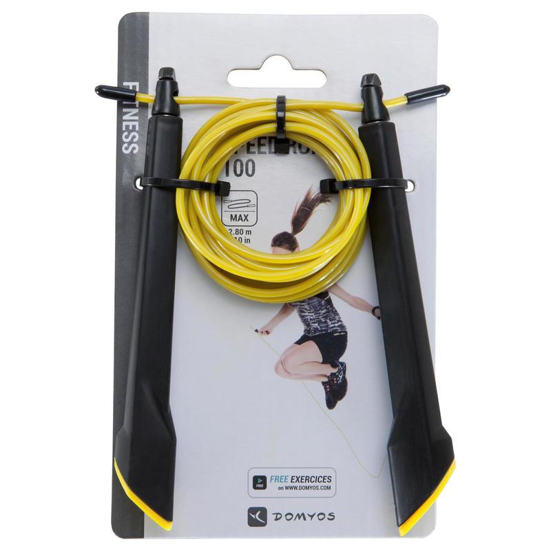 100 Adult Speed Rope - Yellow | Domyos 